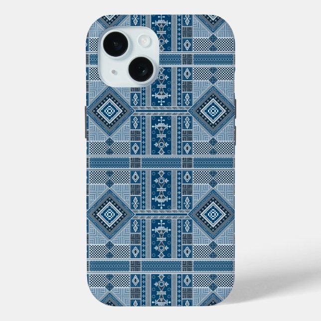 Fulani Mali Pattern – African Tribal Design Case-Mate iPhone Case (Back)