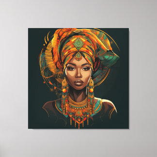 Fulani Radiance Canvas Print