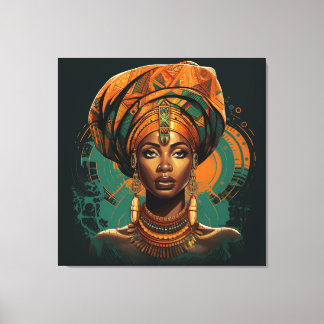 Fulani Radiance Canvas Print