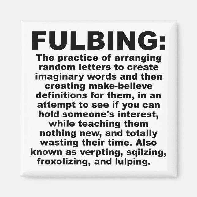 Fulbing Funny Fridge Magnet Refrigerator (Front)