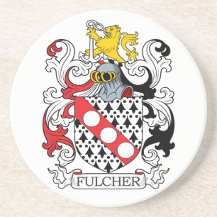 Fulcher Family Crest Coaster