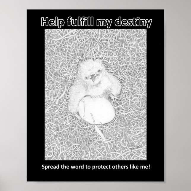 FULFILL MY DESTINY SAVE WILDLIFE RAT POISON KILLS POSTER (Front)