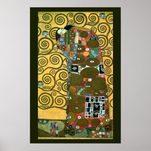 Fulfillment aka The Embrace by Gustav Klimt Poster