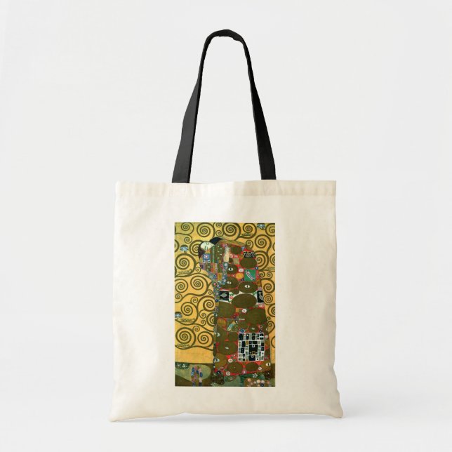 Fulfillment aka The Embrace by Gustav Klimt Tote Bag (Front)