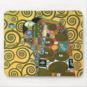 Fulfilment aka The Embrace by Gustav Klimt Mouse Mat