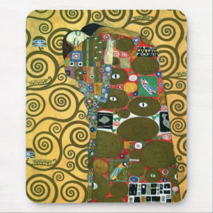 Fulfilment aka The Embrace by Gustav Klimt Mouse Mat