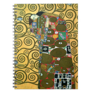Fulfilment aka The Embrace by Gustav Klimt Notebook