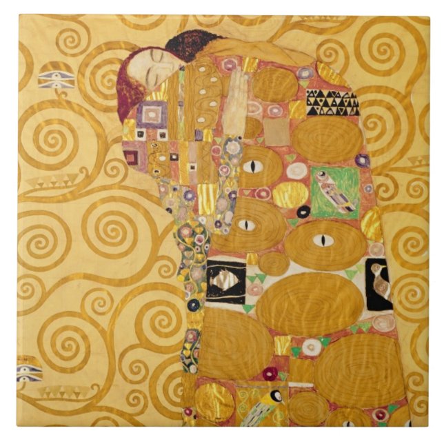 Fulfilment (Stoclet Frieze) c.1905-09 Tile (Front)