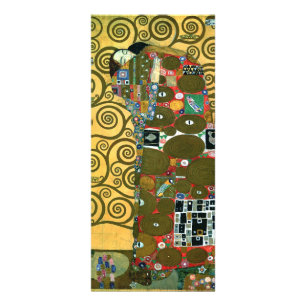 Fulfilment (The Embrace) by Gustav Klimt Rack Card