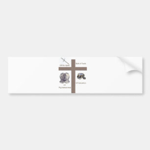 Full Armour of God Christian products Bumper Sticker