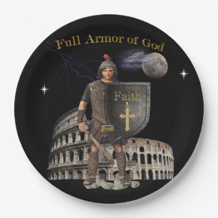 Full Armour of GOD Paper Plate