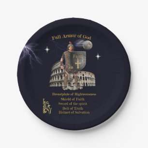 Full Armour of GOD Paper Plate