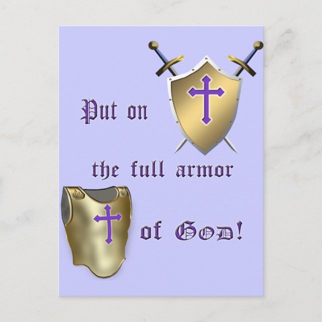 Full Armour of God Postcard (Front)