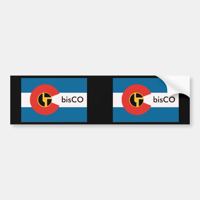 full bisCO flag Bumper Sticker (Front)