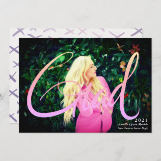 Full Bleed Photo Neon 2 Grad Overlay Invitation