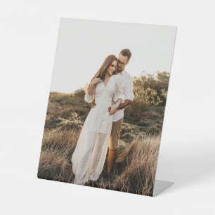 Full Bleed Photo Pedestal Sign