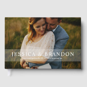 Full Bleed Photo Wedding or Special Occasion Guest Book