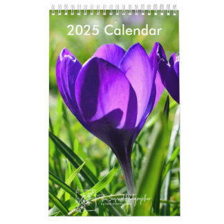 Full Bloom 2025 Calendar one-page small