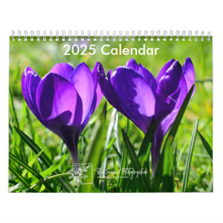 Full Bloom 2025 Calendar two-page medium