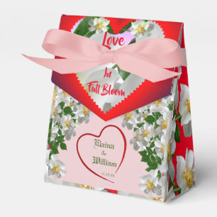 Full Bloom Love Wedding Party Favour Box