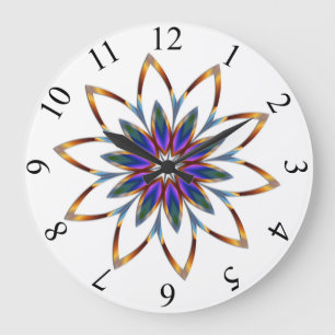 Full Bloom Round (Large) Wall Clock