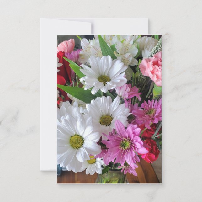 Full Bloom Thank you Greeting card (Front)