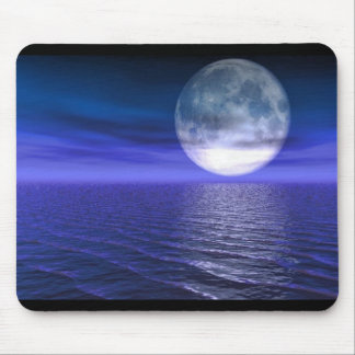 Full Blue Moon Mouse Mat