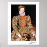 Full Body Portrait of Queen Elizabeth I of England