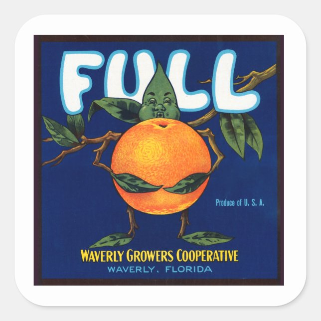 Full Brand Oranges Label (Front)