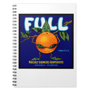 Full Brand Oranges Label Notebook