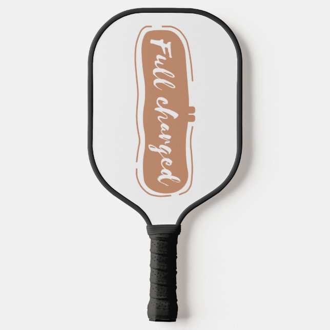 full charged pickleball paddle (Back)