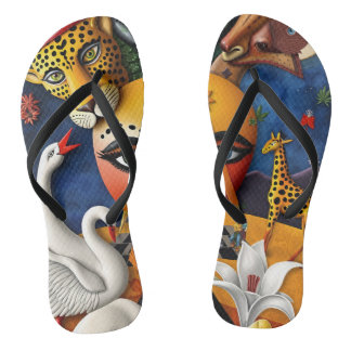 full-color 3D Flip Flops