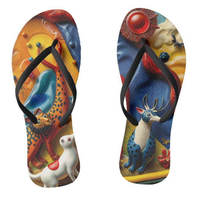 full-color 3D Flip Flops (Footbed)
