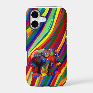 Full colour abstract Elephant Phone Case