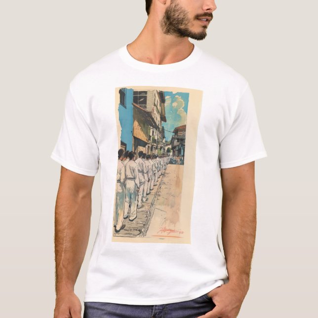 Full-Colour Comic Book Drawing T-Shirt (Front)