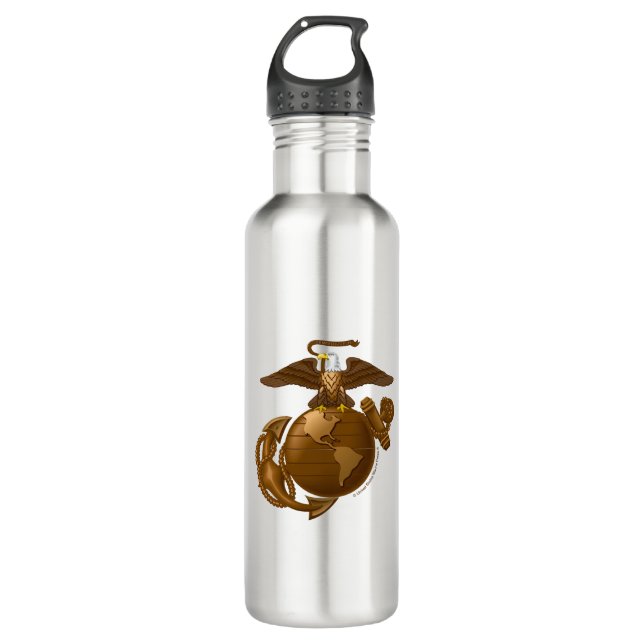 Full-Colour EGA - Bronze 710 Ml Water Bottle (Front)