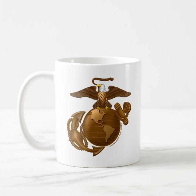 Full-Colour EGA - Bronze Coffee Mug (Left)