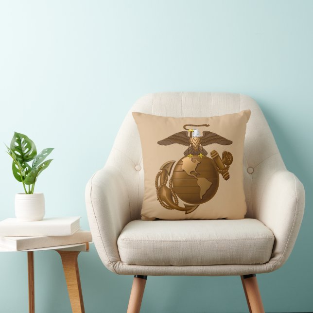 Full-Colour EGA - Bronze Cushion (Chair)