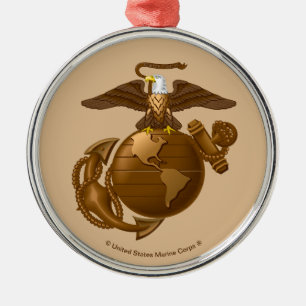 Full-Colour EGA - Bronze Metal Tree Decoration