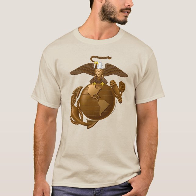 Full-Colour EGA - Bronze T-Shirt (Front)