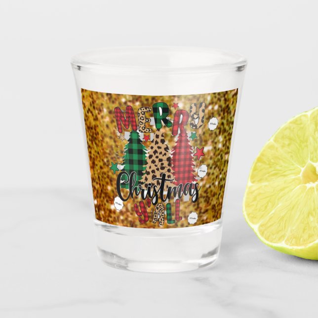 Full colour photo quality digital printing; great  shot glass (Front)