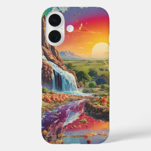 Full Colour Spectrum Landscape iPhone 16 Case