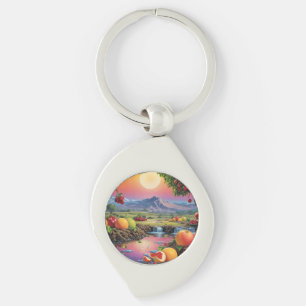 Full Colour Spectrum of Fruit 1 Key Ring