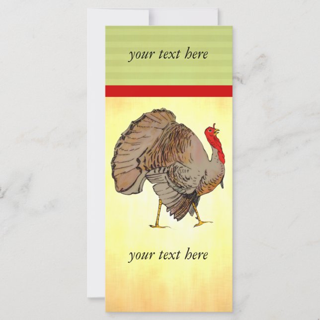 Full Colour Thanksgiving Turkey (Front)