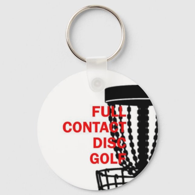 Full Contact Disc Golf Key Chain (Front)