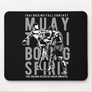 Full Contact Thai Boxing Ociation Of America Muay Mouse Mat