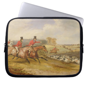 Full Cry, Bachelor's Hall, 1835 (oil on canvas) Laptop Sleeve