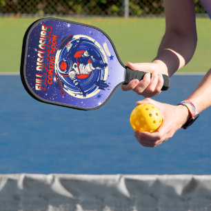 Full Disclosure Coming Soon   Astronaut Floating  Pickleball Paddle