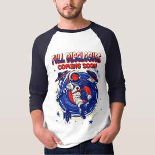 Full Disclosure Coming Soon Astronaut Floating T-Shirt