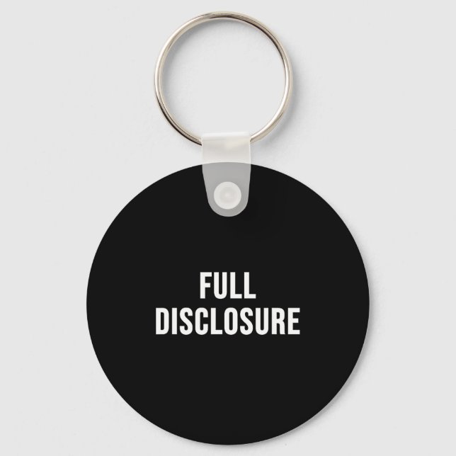 Full Disclosure  Key Ring (Front)